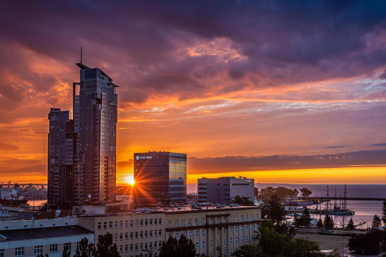 9Th Floor Skwer Kosciuszki Z Widokiem Na Morze Apartamento Gdynia Exterior foto